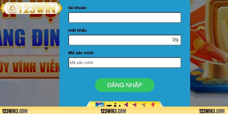 Đăng nhập 123WIN bằng 4 thao tác đơn giản